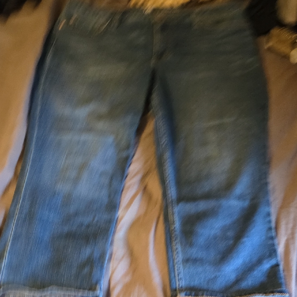 Lee Blue Straight Leg Jeans Classic Denim